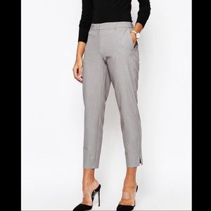 ASOS Gray Slim Leg Crop Pants
